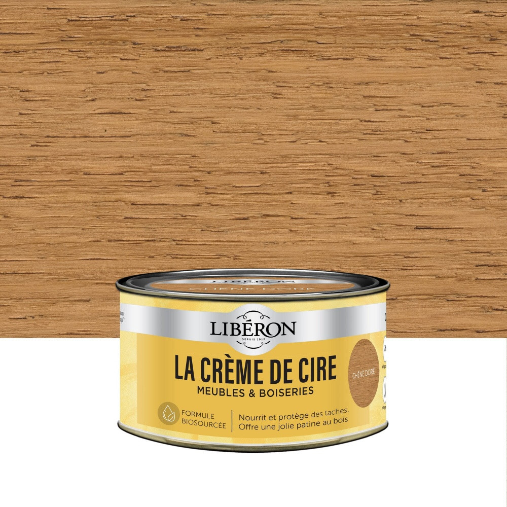 Cire LIBERON, chêne doré satiné, 0.25l