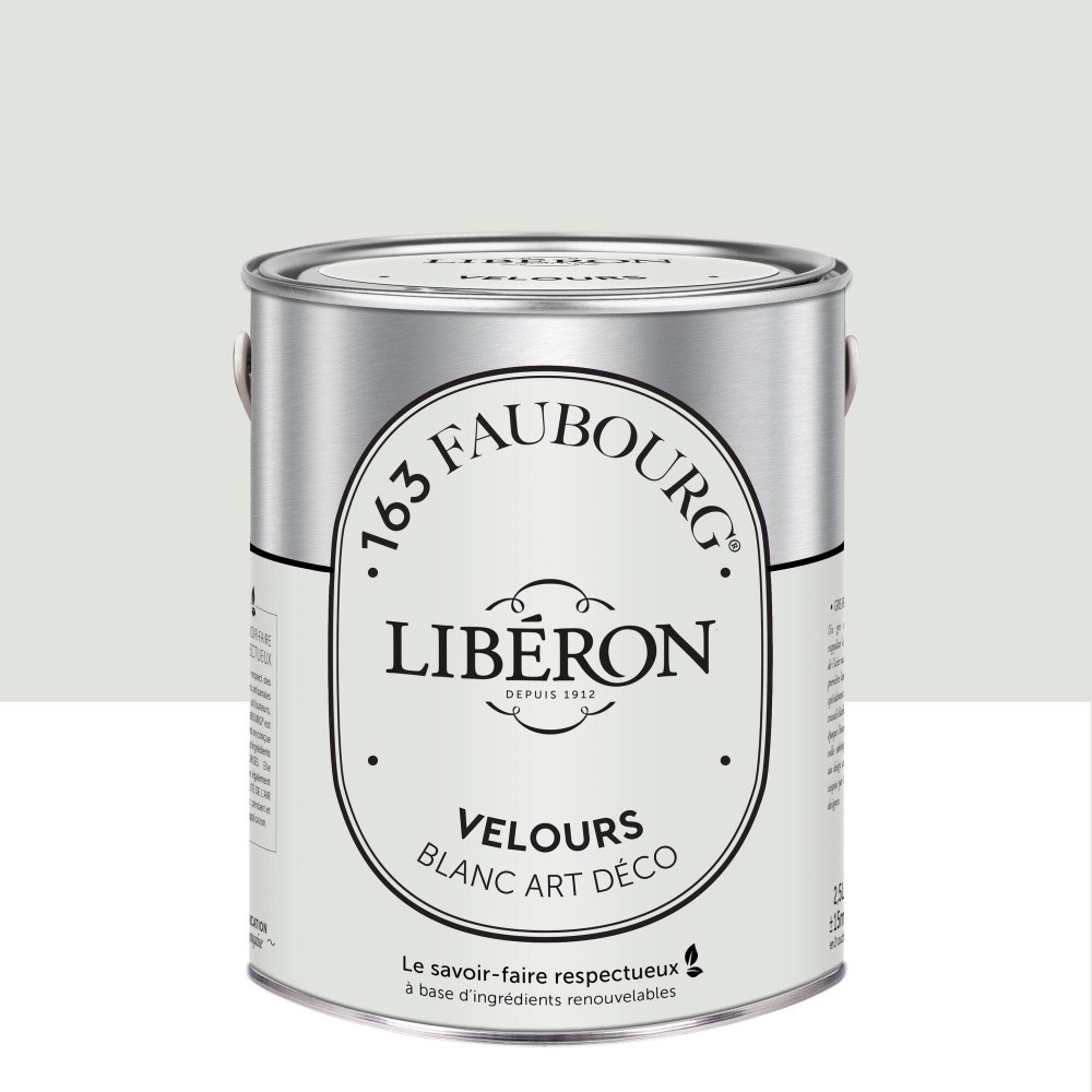 Peinture blanc art déco multisupport 163 faubourg LIBÉRON velours 2.5 l
