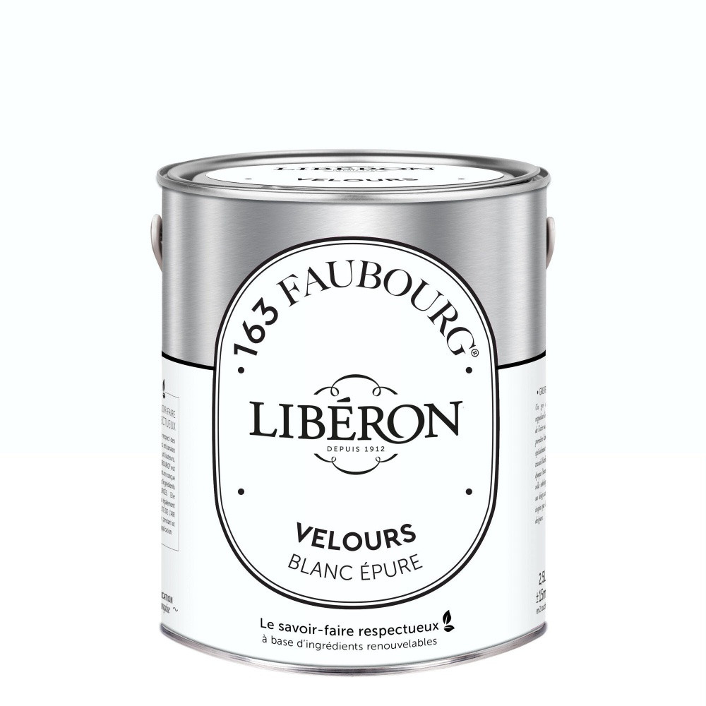 Peinture blanc épure multisupport 163 faubourg LIBÉRON velours 2.5 l