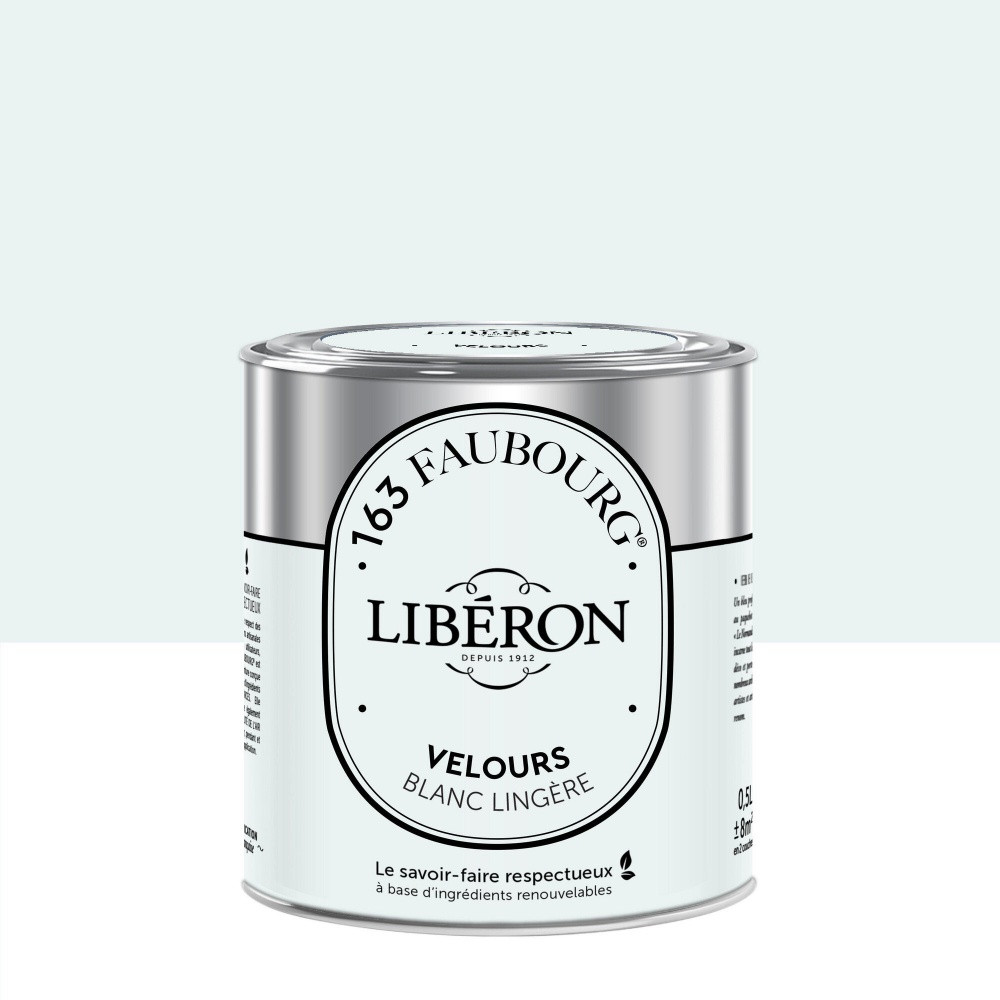 Peinture blanc lingère multisupport 163 faubourg LIBÉRON velours 0.5 l