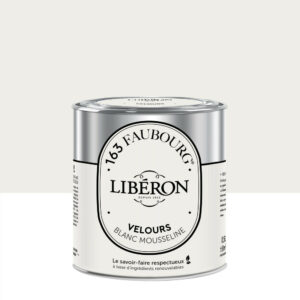 Peinture blanc mousseline multisupport 163 faubourg LIBÉRON velours 0.5 l