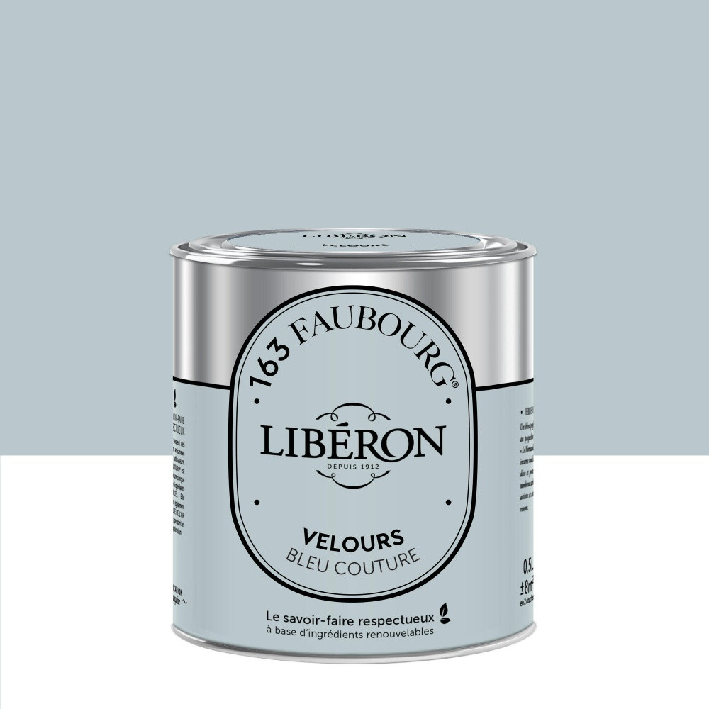 Peinture bleu couture multisupport 163 faubourg LIBÉRON velours 0.5 l