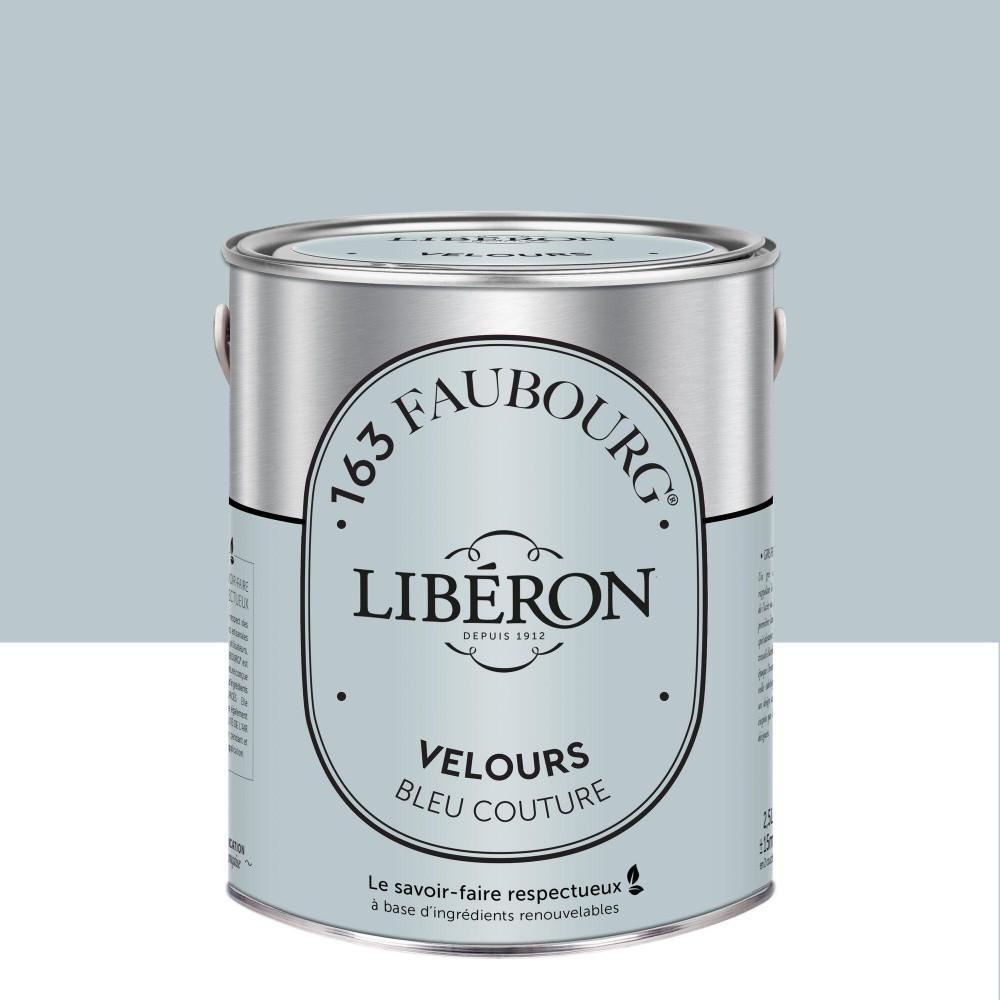 Peinture bleu couture multisupport 163 faubourg LIBÉRON velours 2.5 l
