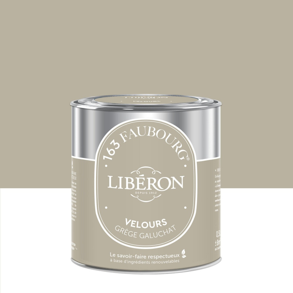 Peinture grège galuchat multisupport 163 faubourg LIBÉRON velours 0.5 l