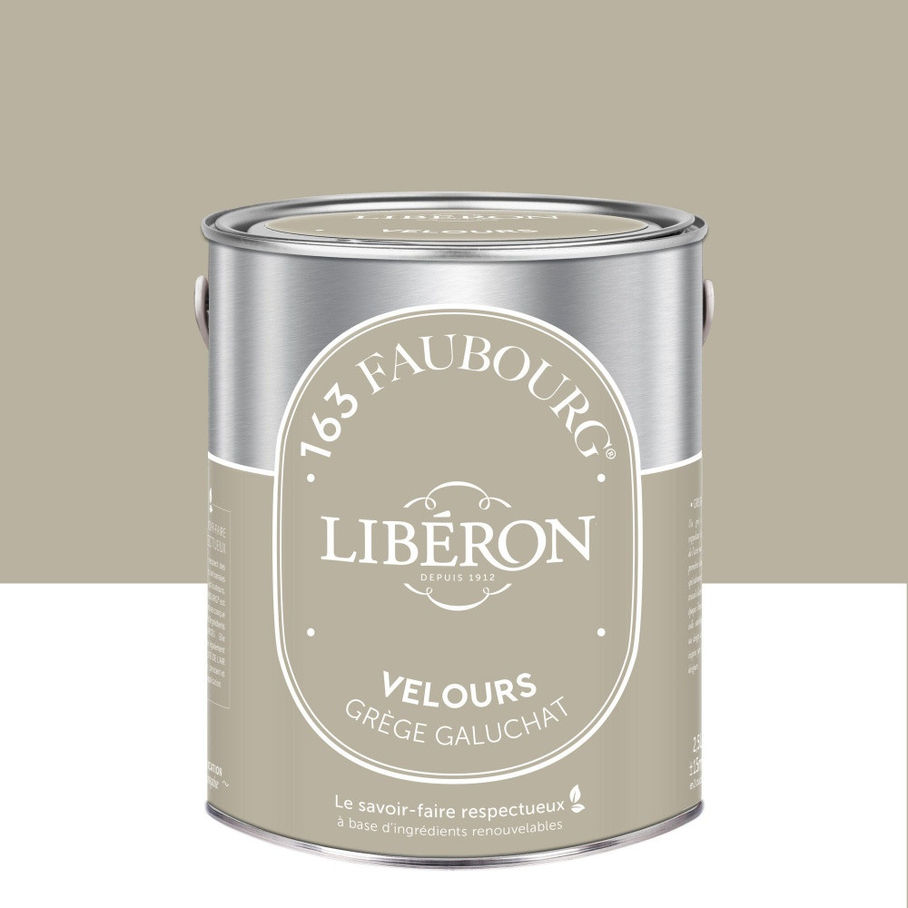 Peinture grège galuchat multisupport 163 faubourg LIBÉRON velours 2.5 l