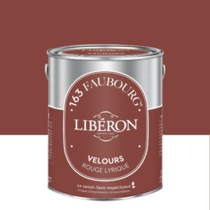 Peinture grège rouge lyrique multisupport 163 faubourg LIBÉRON velours 2.5 l