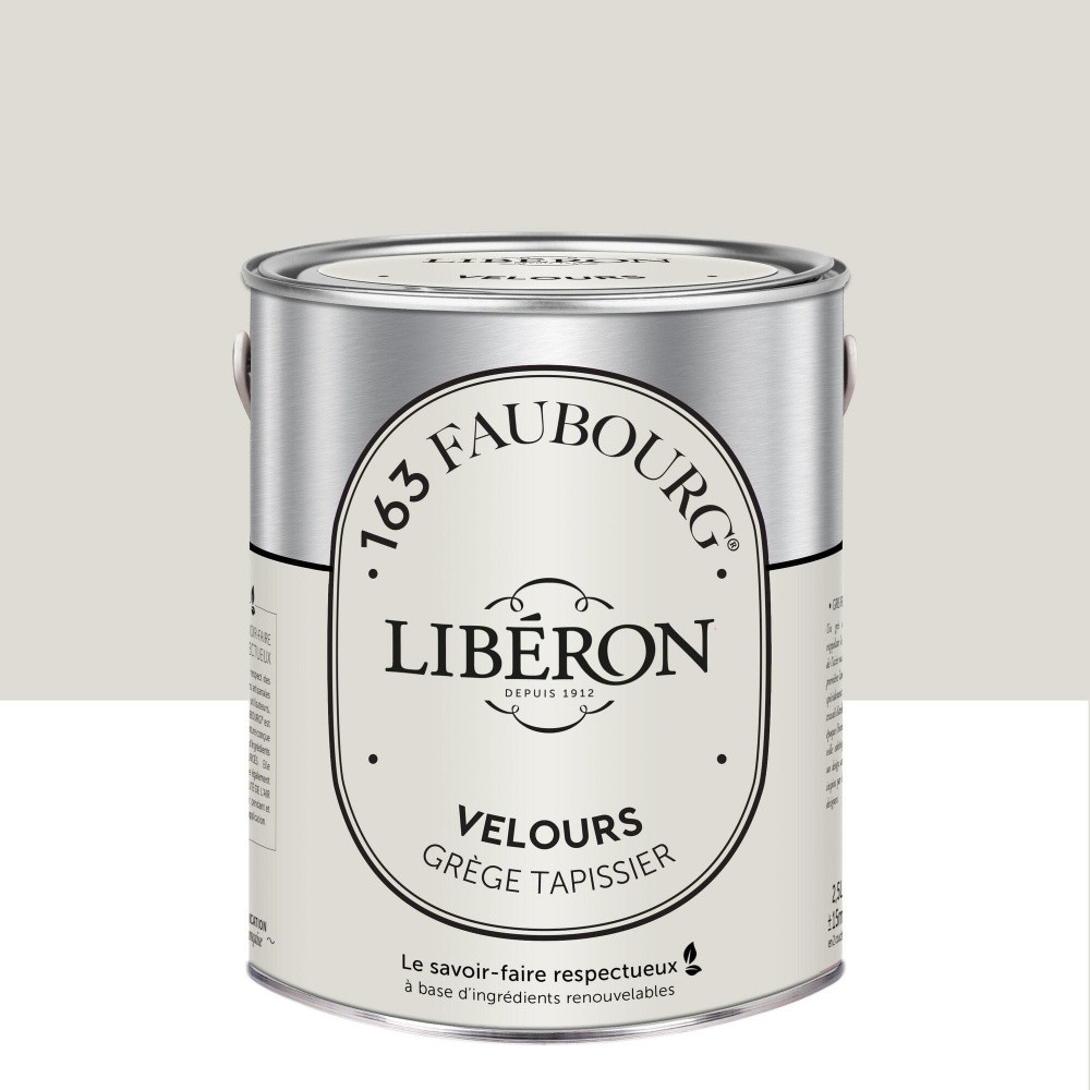 Peinture grège tapissier multisupport 163 faubourg LIBÉRON velours 2.5 l