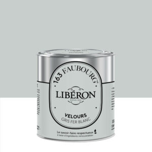 Peinture gris fer blanc multisupport 163 faubourg LIBÉRON velours 0.5 l