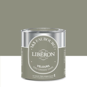 Peinture gris grande dame multisupport 163 faubourg LIBÉRON velours 0.5 l