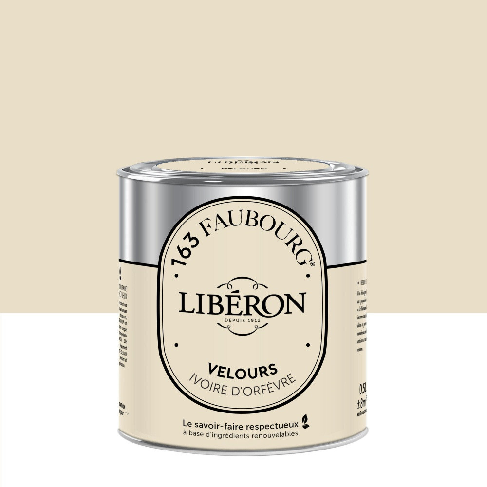 Peinture ivoire d'orfèvre multisupport 163 faubourg LIBÉRON velours 0.5 l