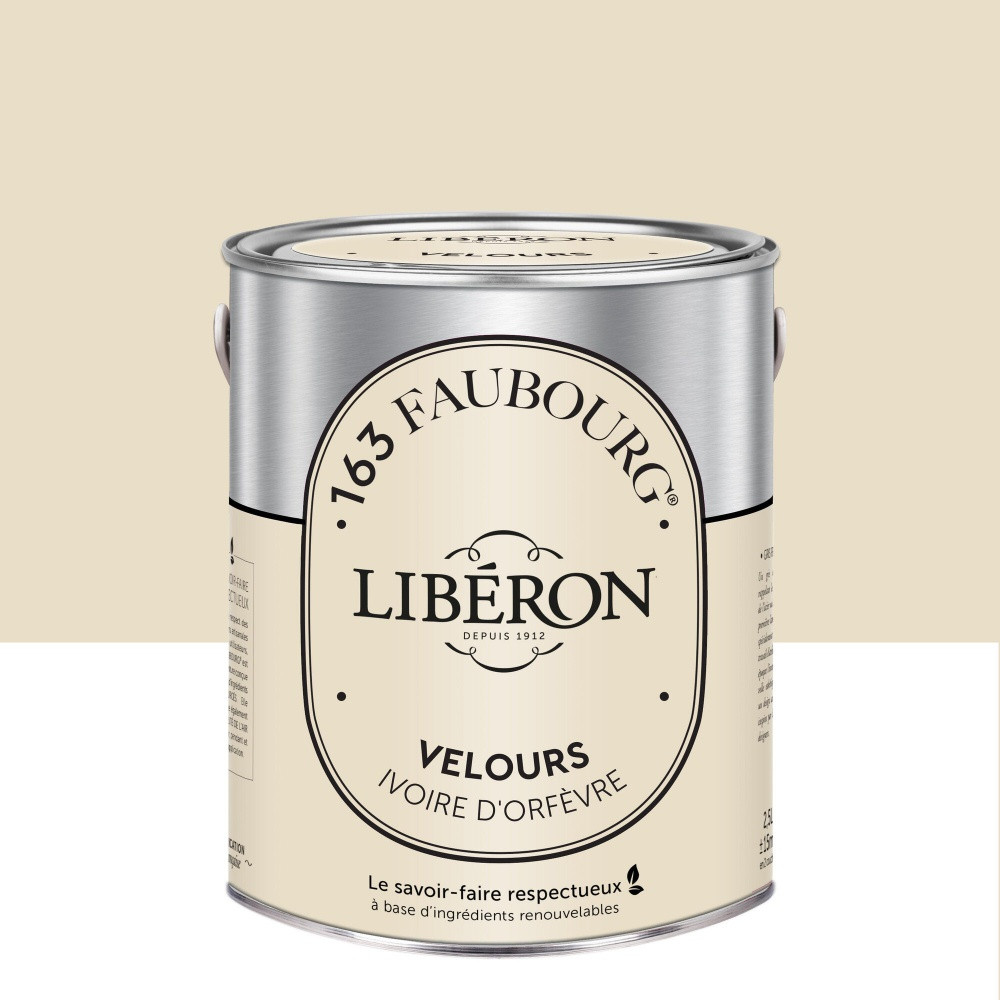 Peinture ivoire d'orfèvre multisupport 163 faubourg LIBÉRON velours 2.5 l