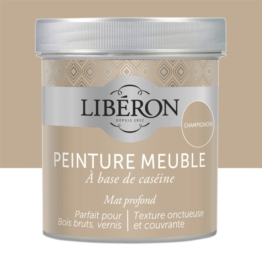 Peinture meuble et boiserie Caséine LIBERON champignon mat 0.5 l