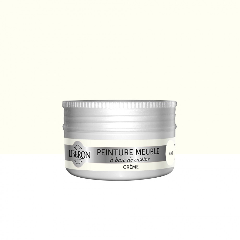 Peinture meuble et boiserie Caséine LIBERON crème mat 75 ml