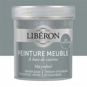 Peinture meuble et boiserie Caséine LIBERON gris gustavien mat 0.5 l