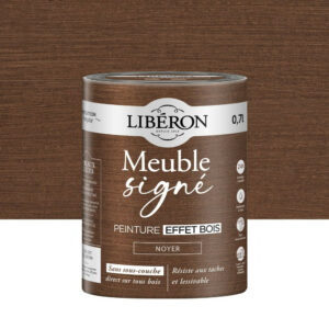 Peinture meuble et boiserie Meuble signé LIBÉRON noyer 0.7L