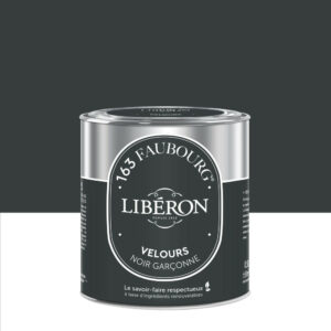 Peinture noir garçonne multisupport 163 faubourg LIBÉRON velours 0.5 l