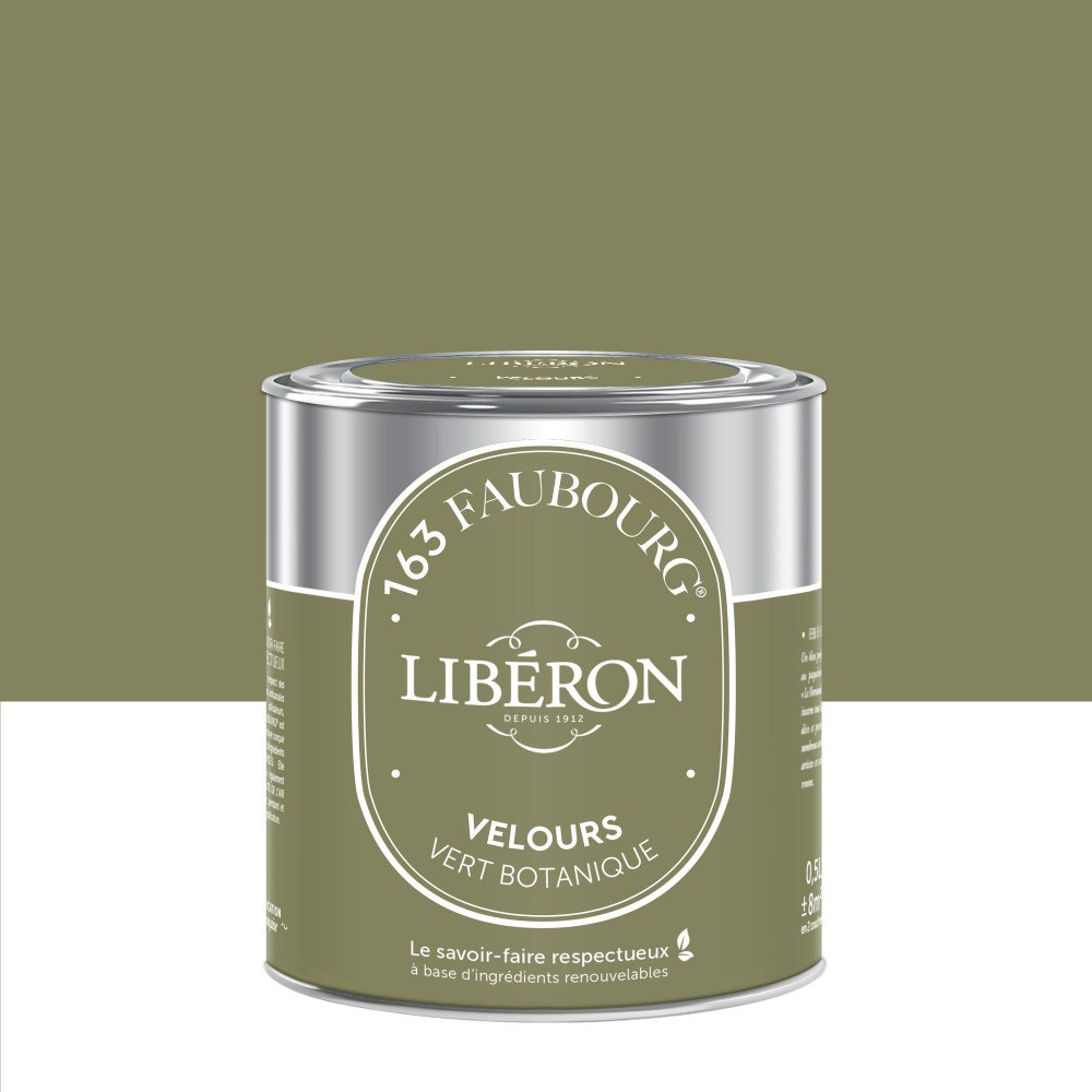 Peinture vert botanique multisupport 163 faubourg LIBÉRON velours 0.5 l