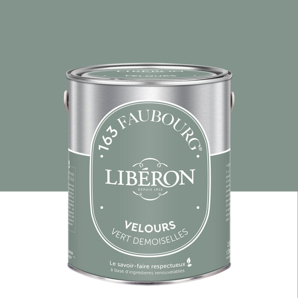Peinture vert demoiselles multisupport 163 faubourg LIBÉRON velours 2.5 l