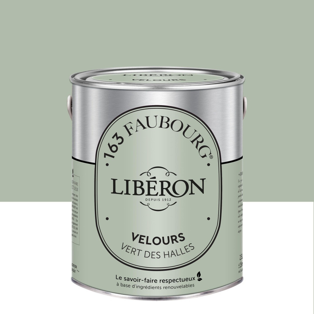 Peinture vert des halles multisupport 163 faubourg LIBÉRON velours 2.5 l