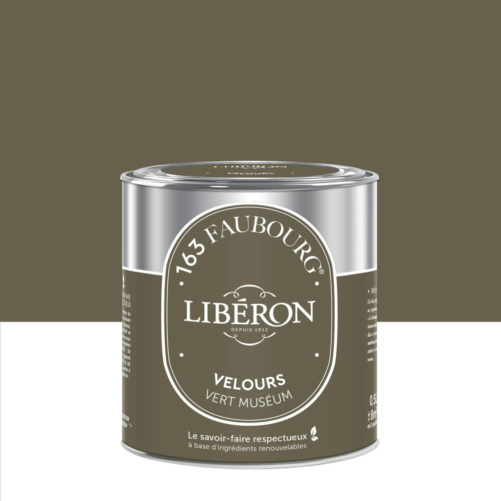 Peinture vert museum multisupport 163 faubourg LIBÉRON velours 0.5 l