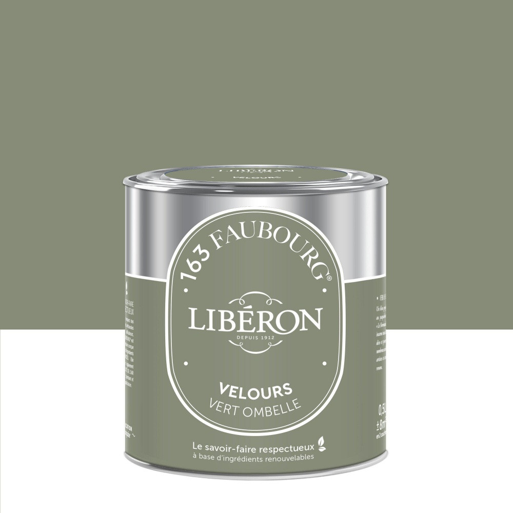 Peinture vert ombelle multisupport 163 faubourg LIBÉRON velours 0.5 l