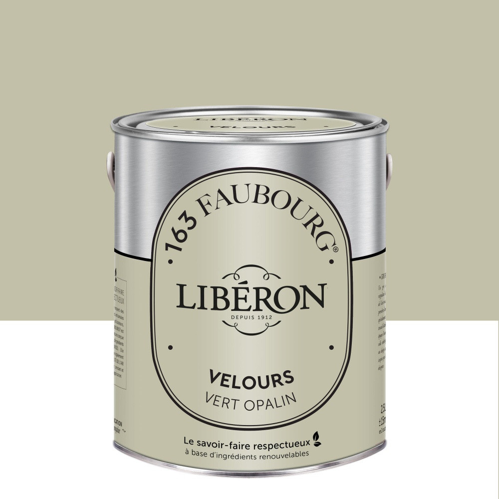 Peinture vert opalin multisupport 163 faubourg LIBÉRON velours 2.5 l
