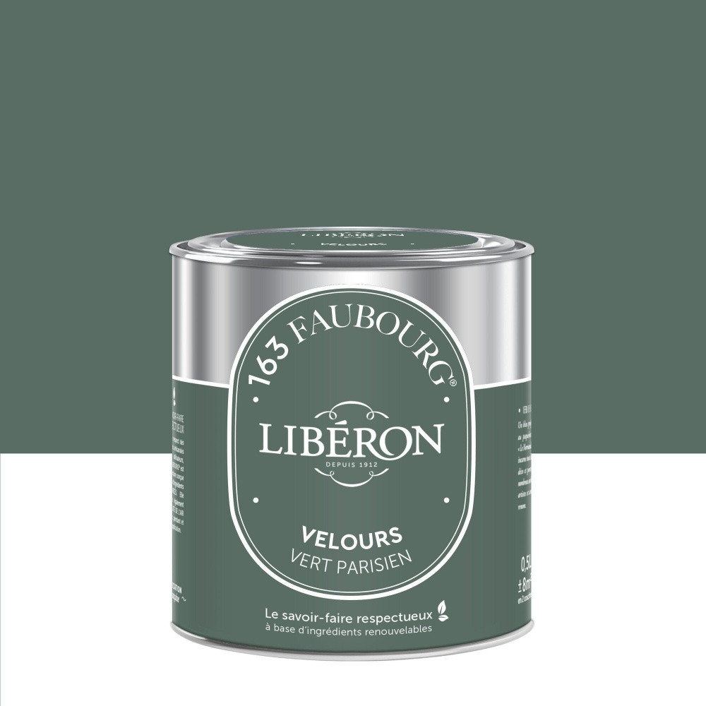 Peinture vert parisien multisupport 163 faubourg LIBÉRON velours 0.5 l