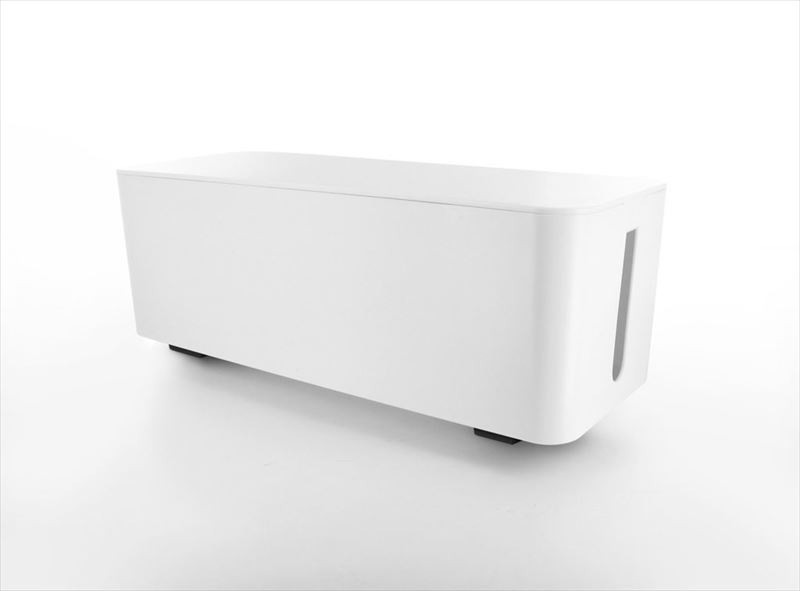 Boîte range câbles sans fil blanc