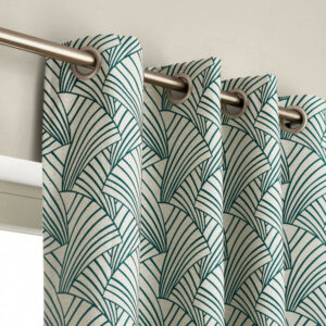 Rideau tamisant, Ardeco vert l.135 x H.250 cm LINDER