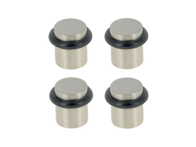 4 mini butées à visser diam 20 hauteur 25 nickel