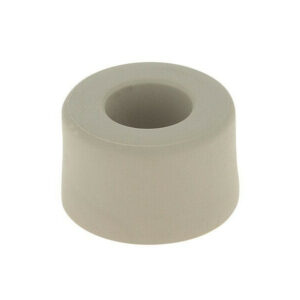 Butée de porte à visser CHRISLIGNE Bu170/25/30w poli beige Diam.4 x H.2.5 cm