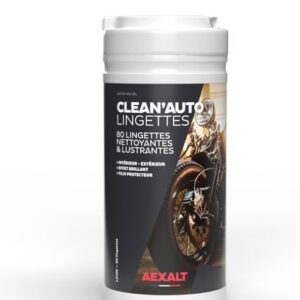 Lingettes nettoyantes et lustrantes CLEAN'AUTO boîte de 80 lingettes AEXALT LA126