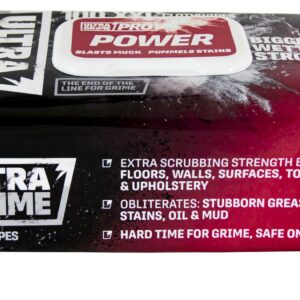 Lingettes XXL Power Scrub 80 pièces ULTRAGRIME FR5920