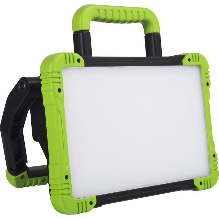 Projecteur LED avec prise intégrée 3000 lm 30 W - alimentation 220-240 V