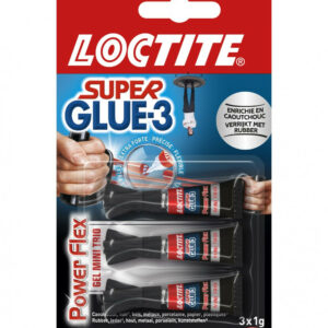 Colle glue gel Super glue 3 power flex LOCTITE, 3 g
