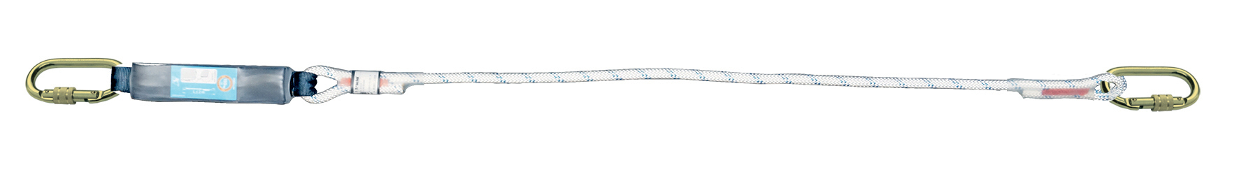 Longe avec absorbeur et connecteurs LDA12 2-10-10 TRACTEL 77712