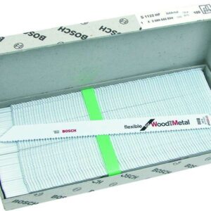 Lot de 100 lames de scie sabre pour le bois et métal S1122HF 225 mm BOSCH 2608656034