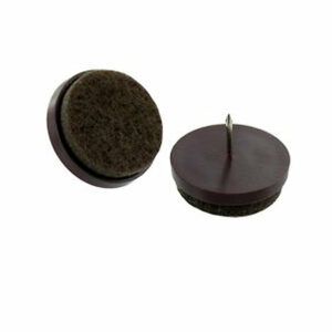 Lot de 100 patins feutre 1 pointe marron diamètre 24 mm CIVIC INDUSTRIE 19614624