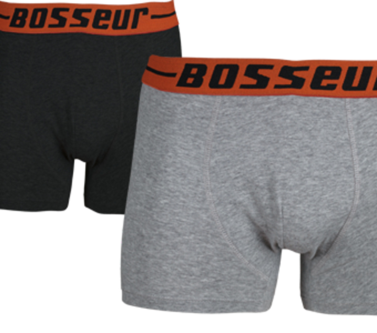 Lot de 2 boxers noir et gris granulé TXL TSD BOSSEUR 11260-003