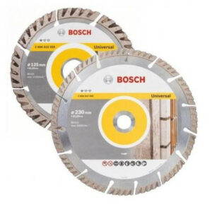 Lot de 2 disques diamant spécial maçon 125 et 230 mm BOSCH 06159975H9
