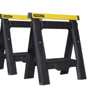 Lot de 2 pièces de tréteaux pliables télescopiques STANLEY FATMAX STST1-70559