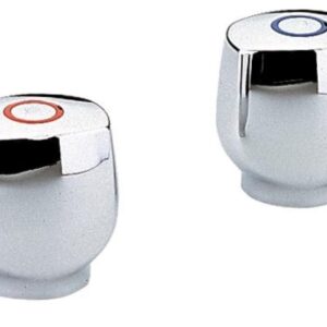Lot de 2 têtes 100 chrome GROHE 18956000
