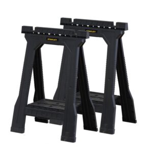 Lot de 2 tréteaux de sciage pliables charge 362 kg STANLEY STST1-70355