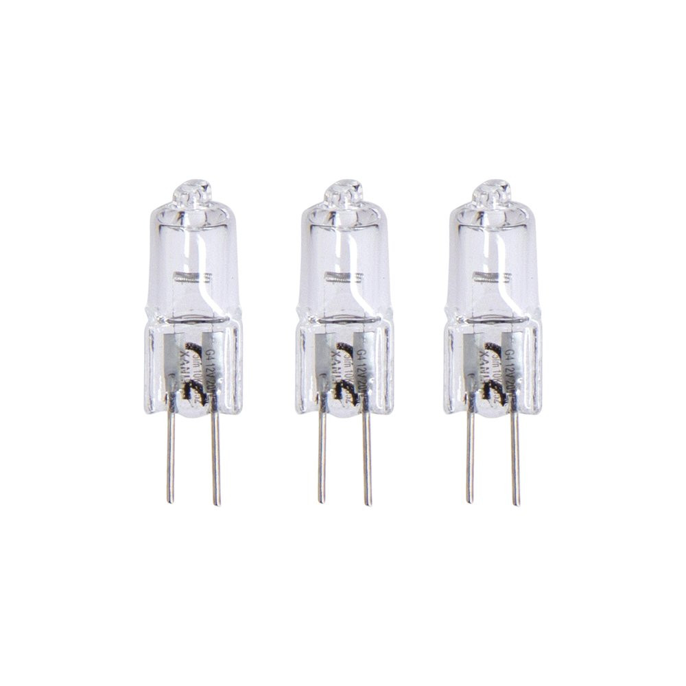 Lot de 3 ampoules halogène, capsule G4, 375lm, blanc chaud, dimmables, XANLITE