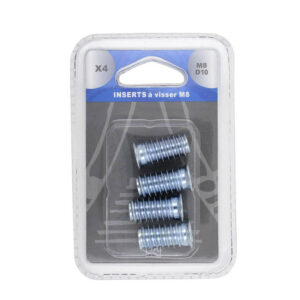 Lot de 4 inserts pour pied BAR PLUS, M8 x 24 mm