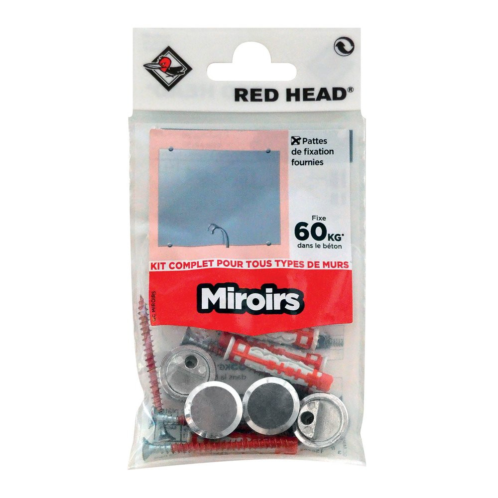 Lot de 4 mx gamme couleur RED HEAD, 6 x L.37 mm