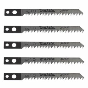 Lot de 5 lames MAKITA A-85818 coupe rapide pour bois, contre-plaqué et PVC (4 à 50 mm)