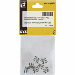 Lot de 5 ressorts buse  torche mig 250 a GYS 042995