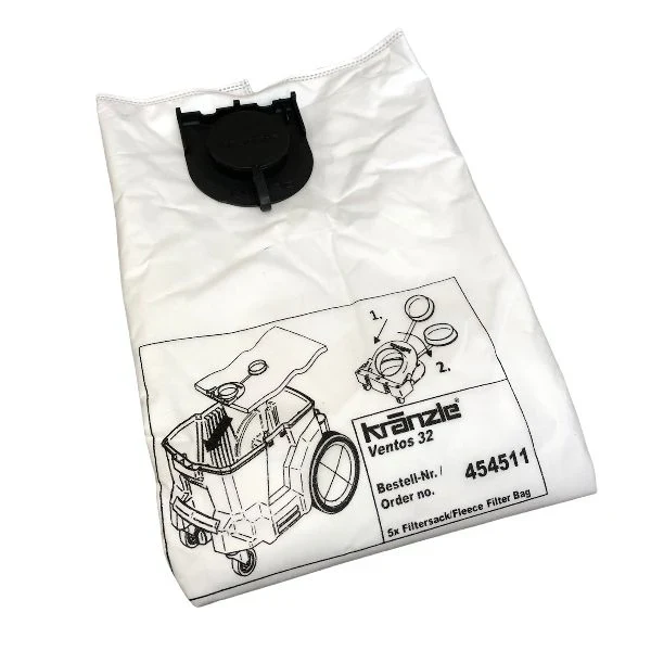 Lot de 5 sac d'aspirateurs Ventos 32 KRANZLE - 45451.1