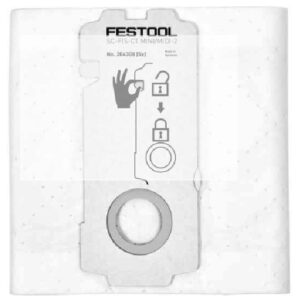 Lot de 5 sacs filtre SELFCLEAN SC-FIS-CT MINI/MIDI-2/5/CT15 FESTOOL 204308